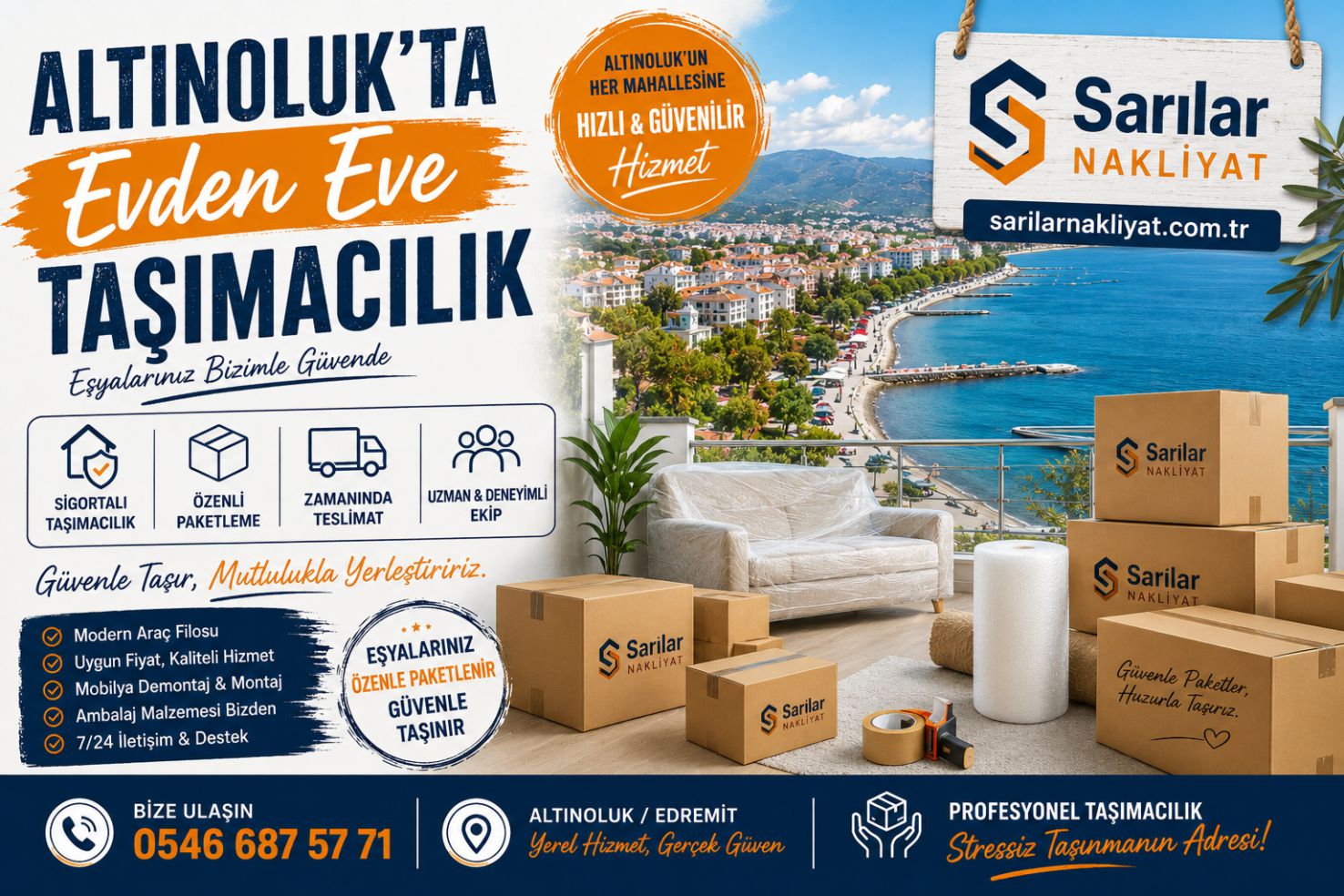Altınoluk Evden Eve Taşımacılık